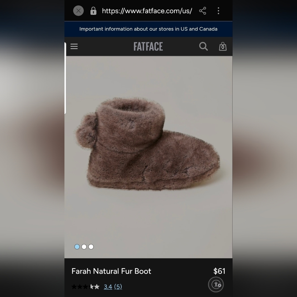 Fatface Super Soft Cream Boots. Medium - Picture 8 of 8